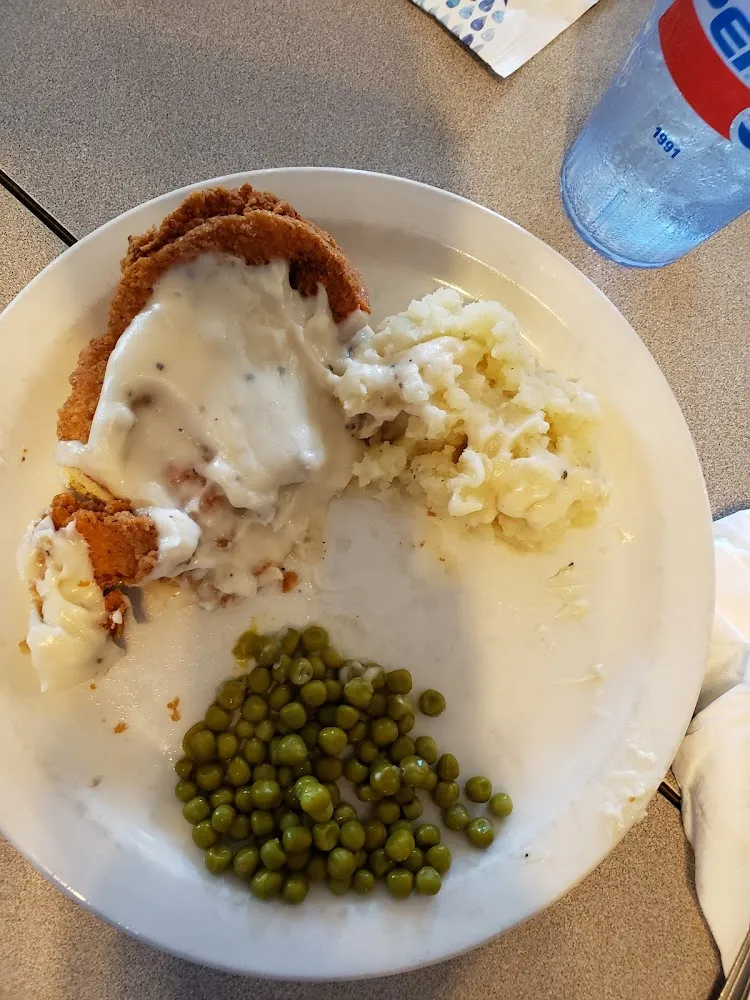 Country Fried Steak with Mashed Potatoes and Gravy
